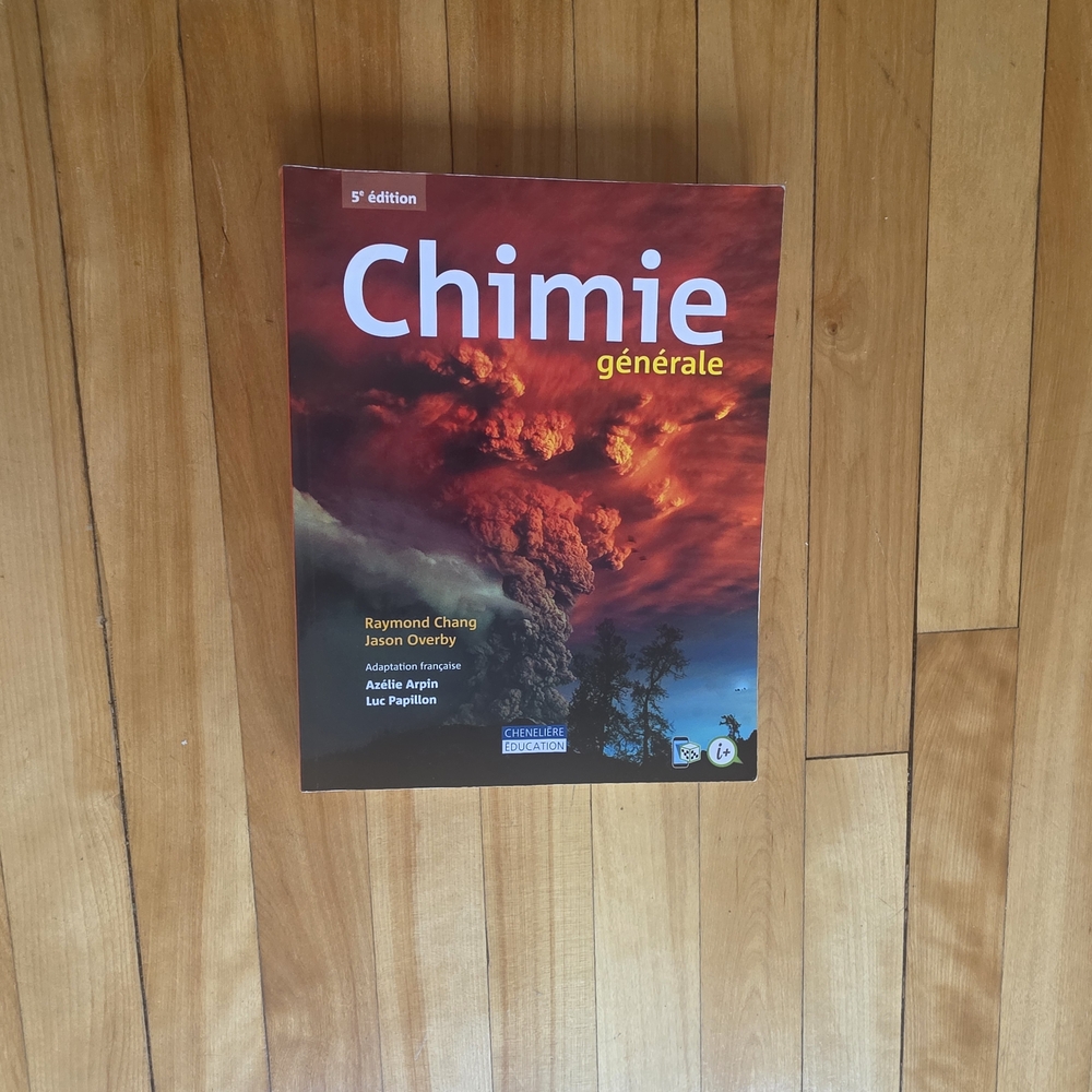 Chimie Générale Textbook